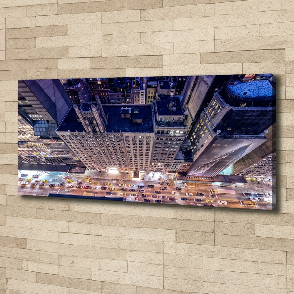 Tableau photo sur toile New York de nuit