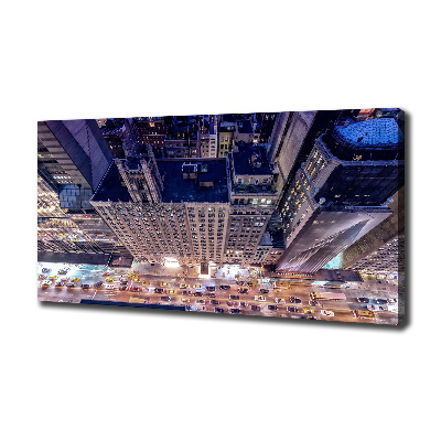 Tableau photo sur toile New York de nuit