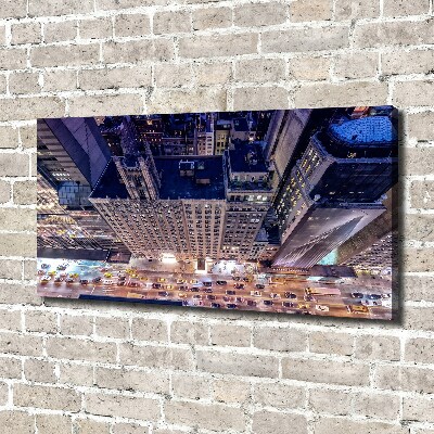 Tableau photo sur toile New York de nuit