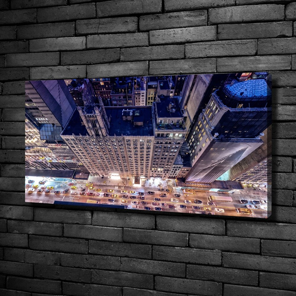 Tableau photo sur toile New York de nuit