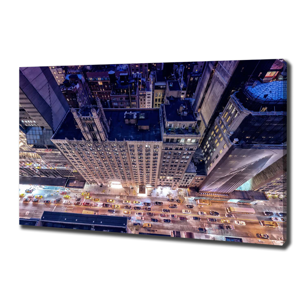 Tableau photo sur toile New York de nuit