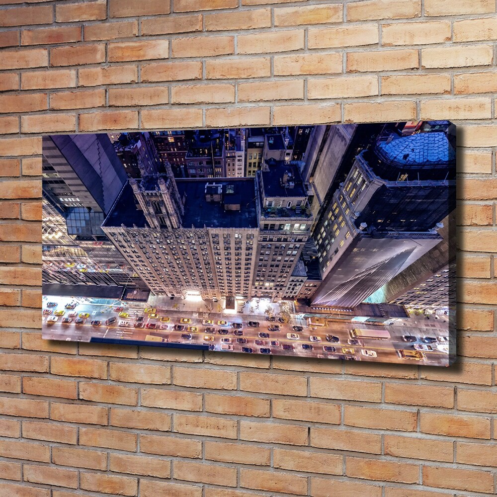 Tableau photo sur toile New York de nuit