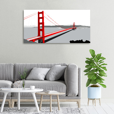 Tableau mural sur toile Pont de San Francisco