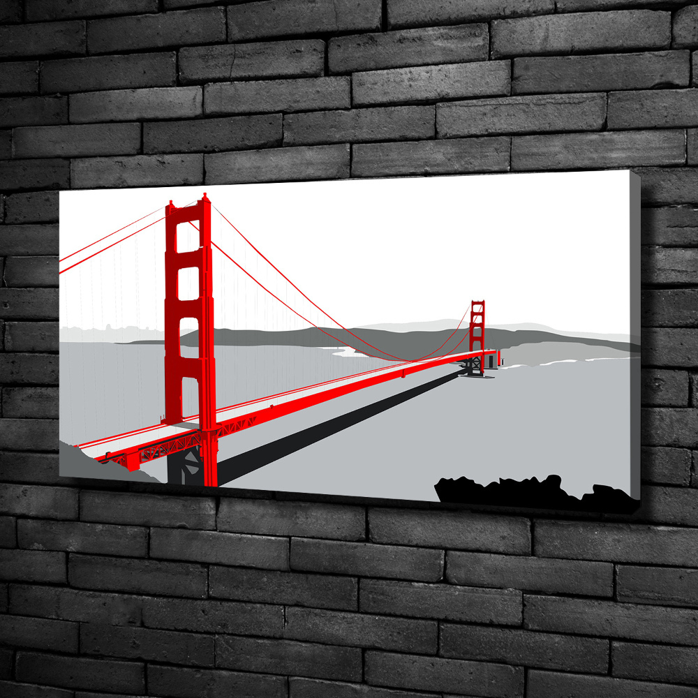 Tableau mural sur toile Pont de San Francisco