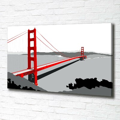 Tableau mural sur toile Pont de San Francisco