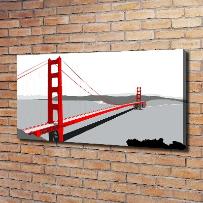 Tableau mural sur toile Pont de San Francisco