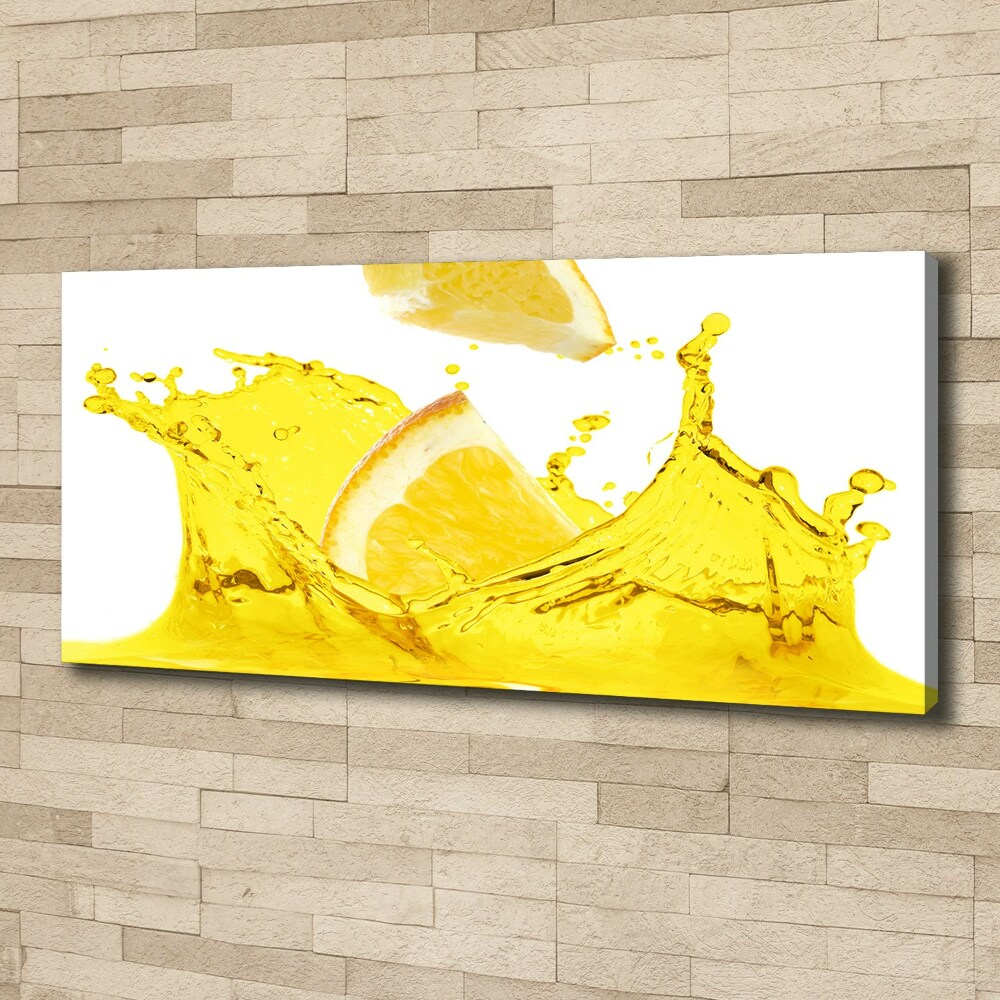 Tableau sur toile Tranches de citron