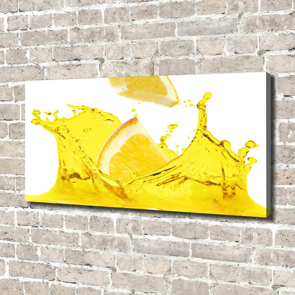 Tableau sur toile Tranches de citron