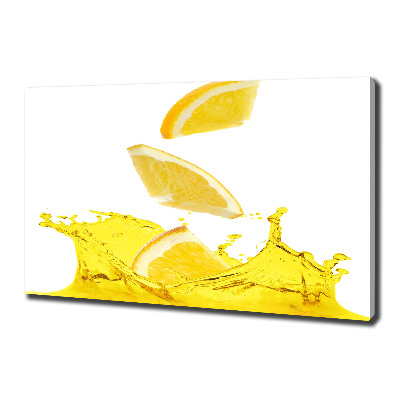 Tableau sur toile Tranches de citron