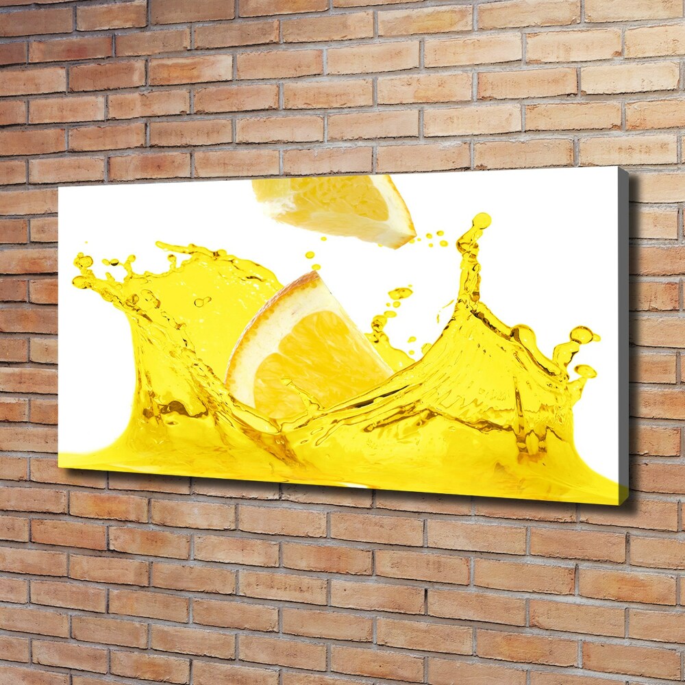 Tableau sur toile Tranches de citron