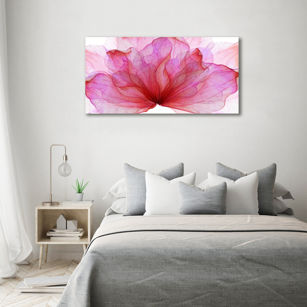 Tableau photo sur toile Fleur rose