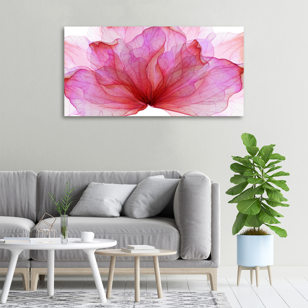 Tableau photo sur toile Fleur rose