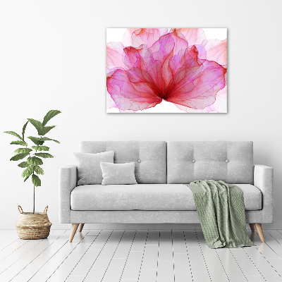 Tableau photo sur toile Fleur rose