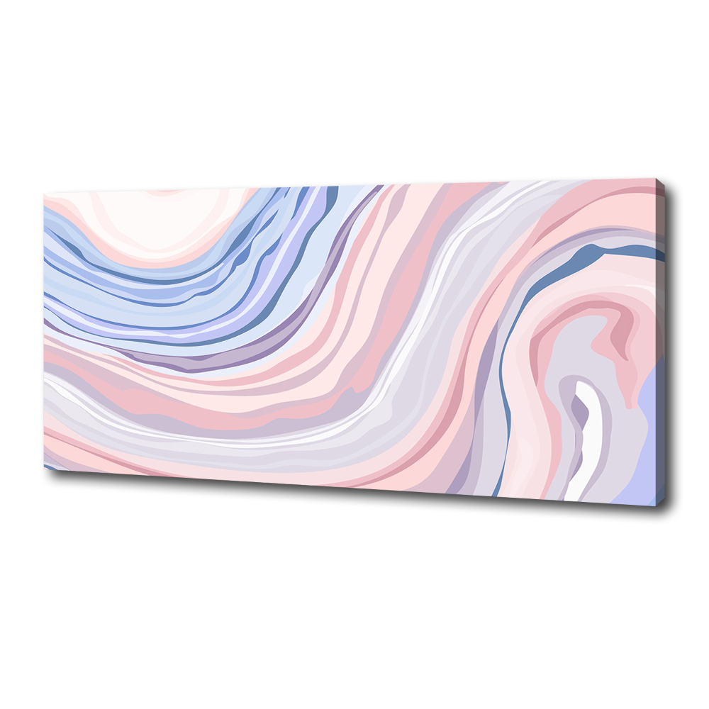 Tableau toile imprimée Abstraction vagues pastel