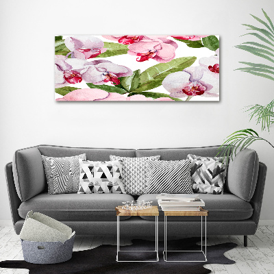 Tableau imprimé sur toile Orchidées roses