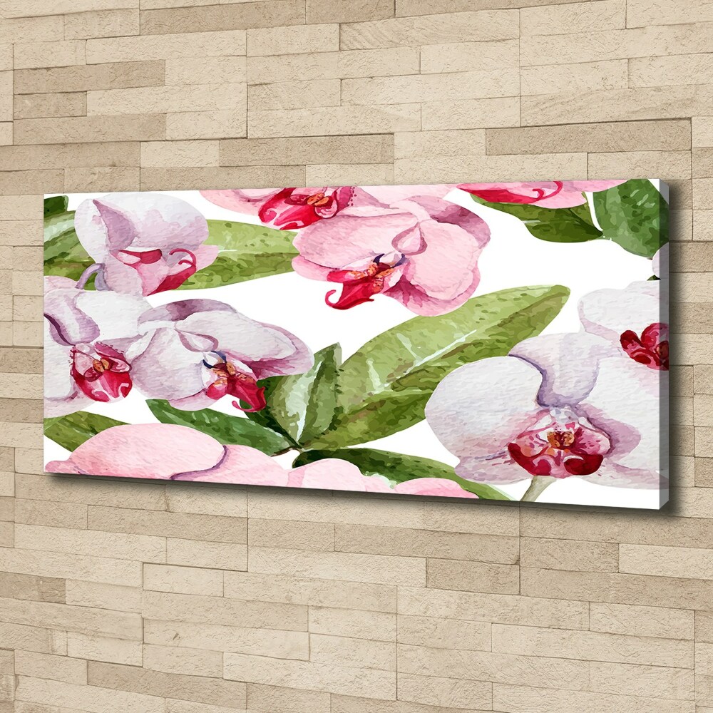 Tableau imprimé sur toile Orchidées roses