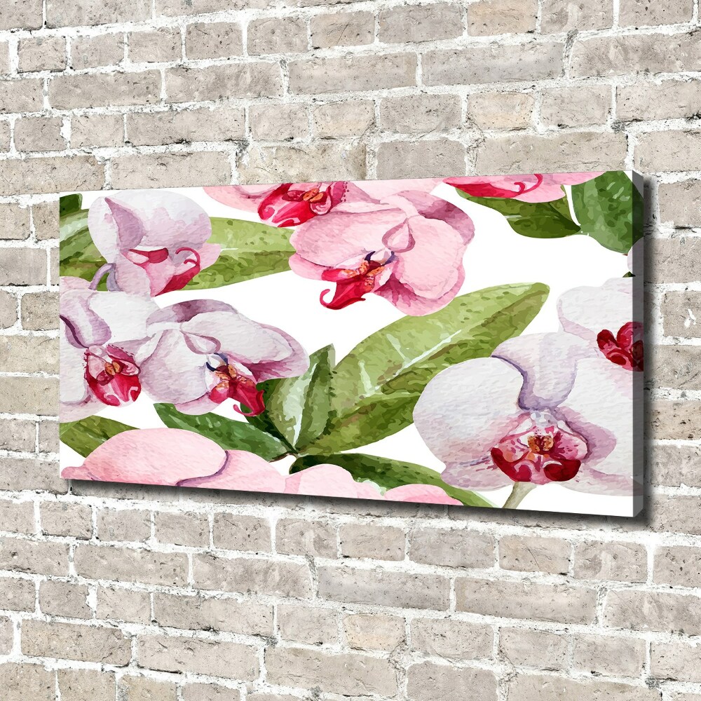 Tableau imprimé sur toile Orchidées roses