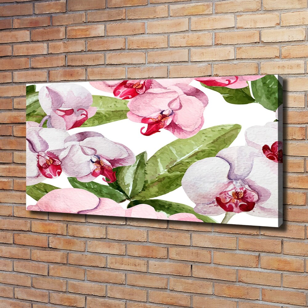 Tableau imprimé sur toile Orchidées roses