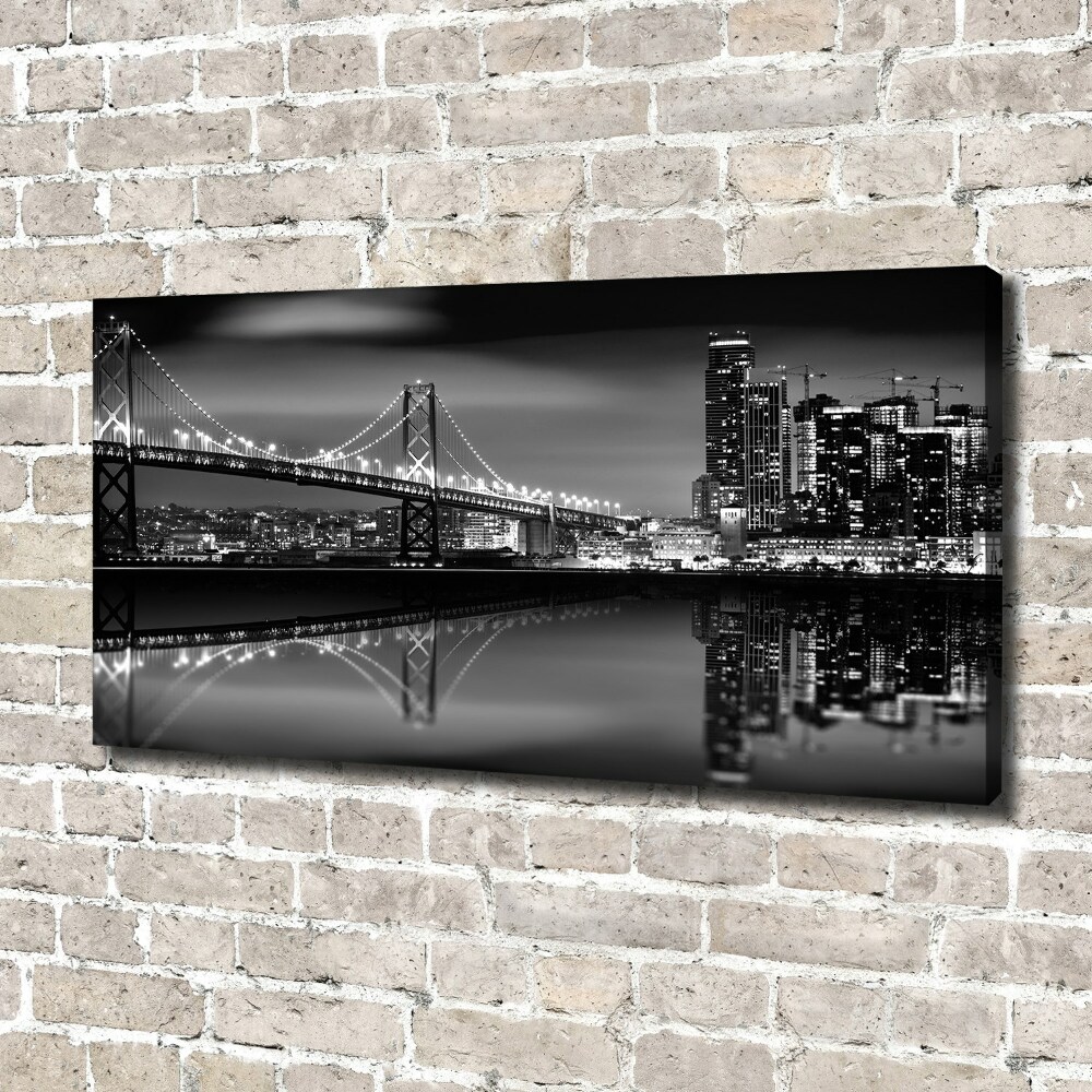 Tableau toile imprimée San Francisco la nuit