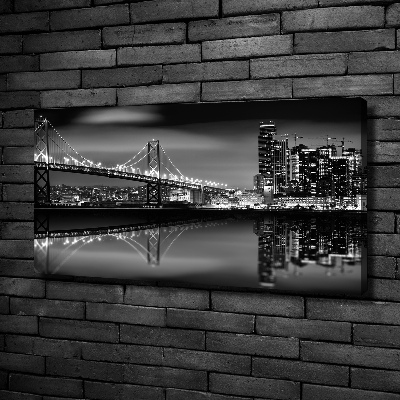 Tableau toile imprimée San Francisco la nuit