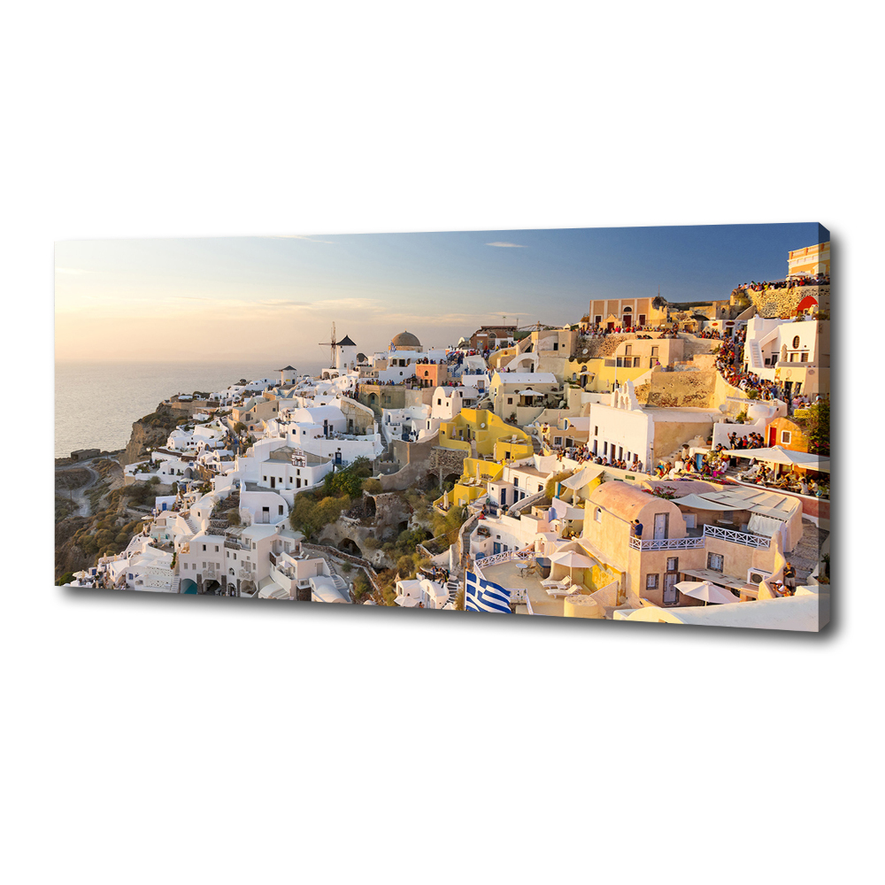 Tableau imprimé sur toile Santorin Grèce