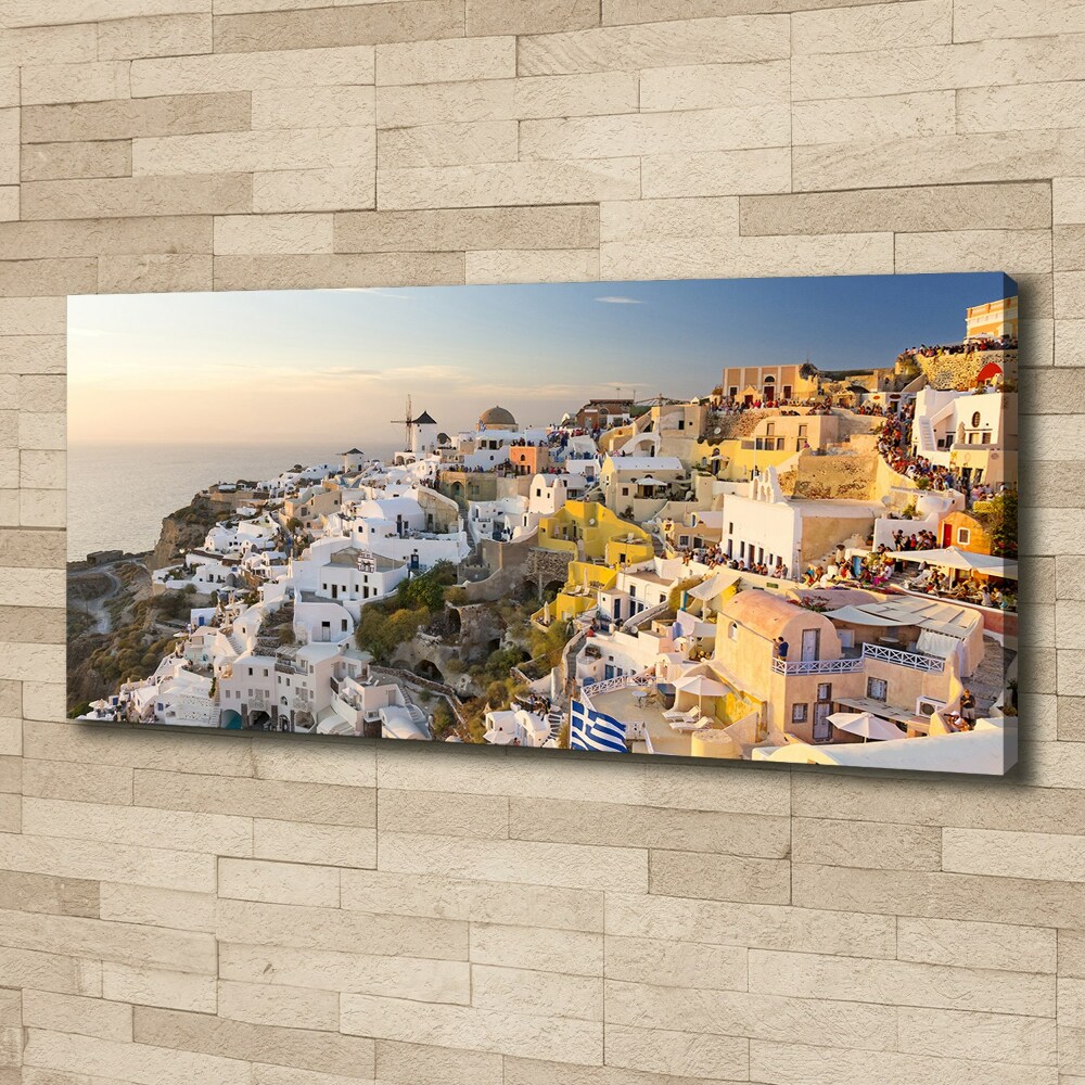 Tableau imprimé sur toile Santorin Grèce