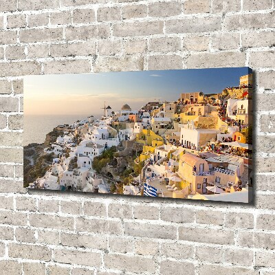 Tableau imprimé sur toile Santorin Grèce