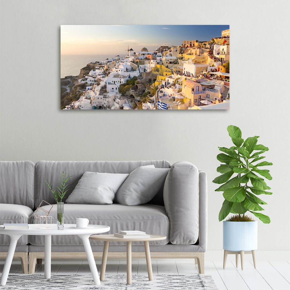 Tableau imprimé sur toile Santorin Grèce