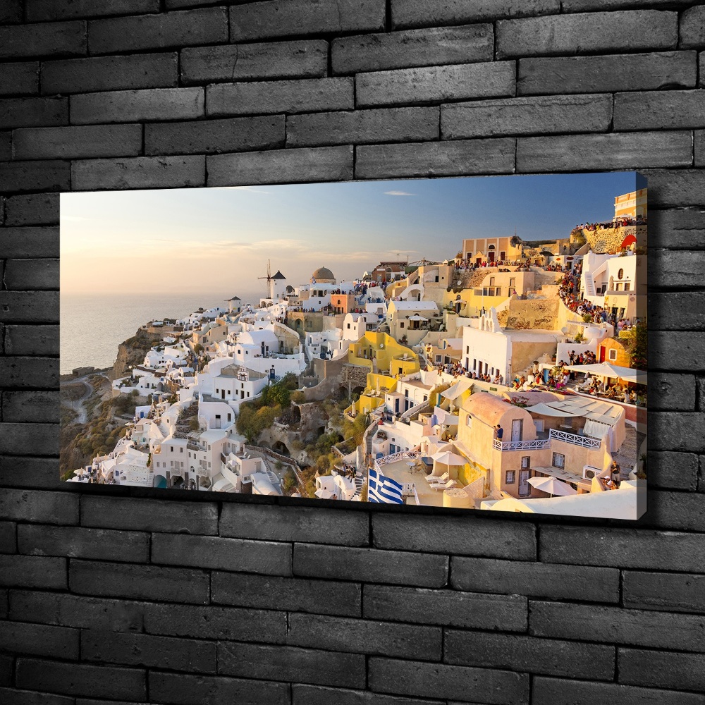 Tableau imprimé sur toile Santorin Grèce