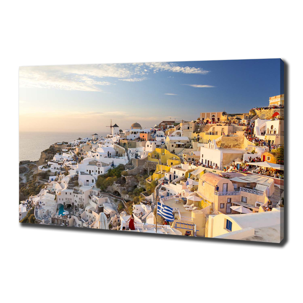 Tableau imprimé sur toile Santorin Grèce