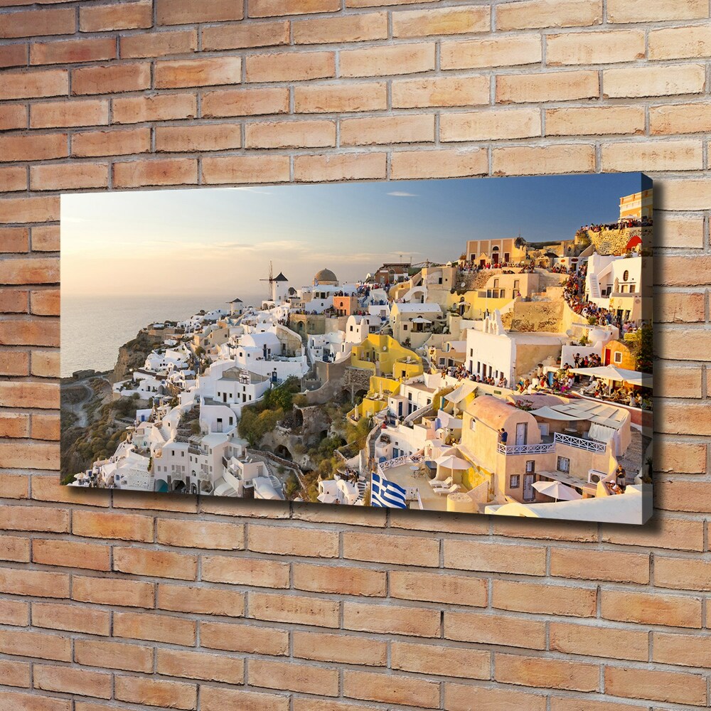 Tableau imprimé sur toile Santorin Grèce