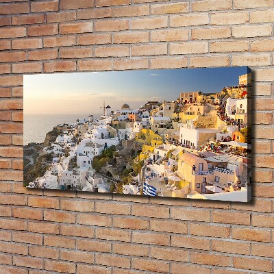 Tableau imprimé sur toile Santorin Grèce