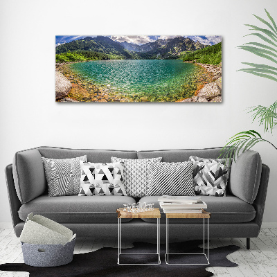 Tableau sur toile Lac de montagne