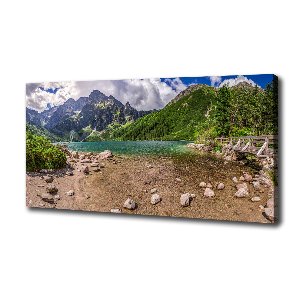 Tableau photo sur toile Lac en montagne