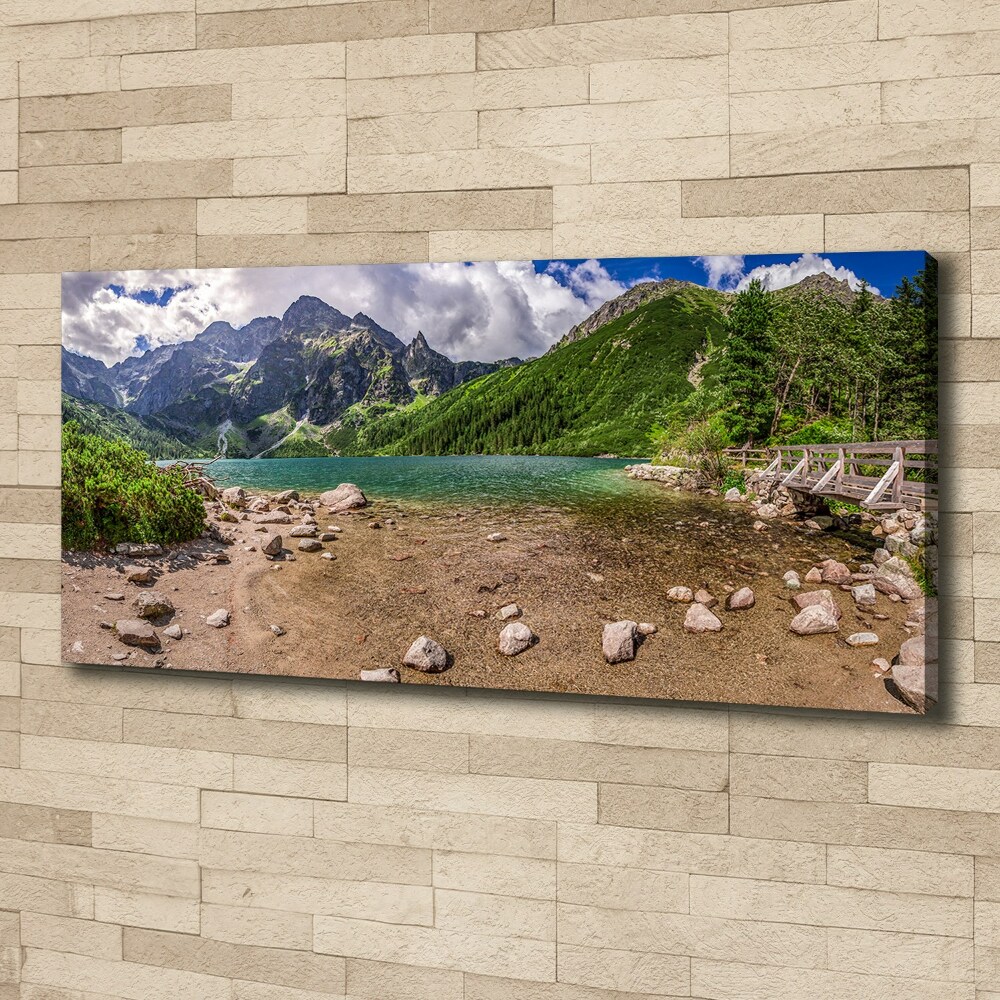 Tableau photo sur toile Lac en montagne