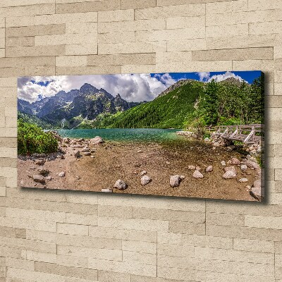 Tableau photo sur toile Lac en montagne