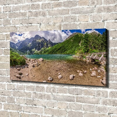 Tableau photo sur toile Lac en montagne