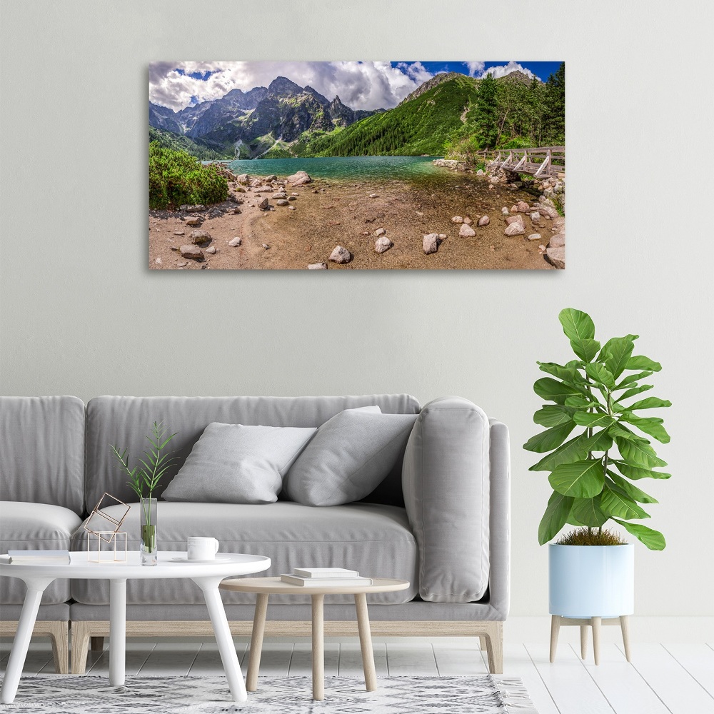 Tableau photo sur toile Lac en montagne