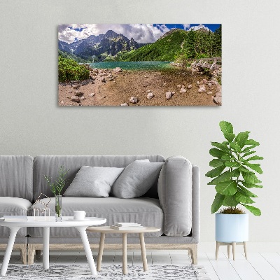 Tableau photo sur toile Lac en montagne