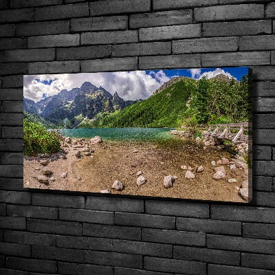 Tableau photo sur toile Lac en montagne