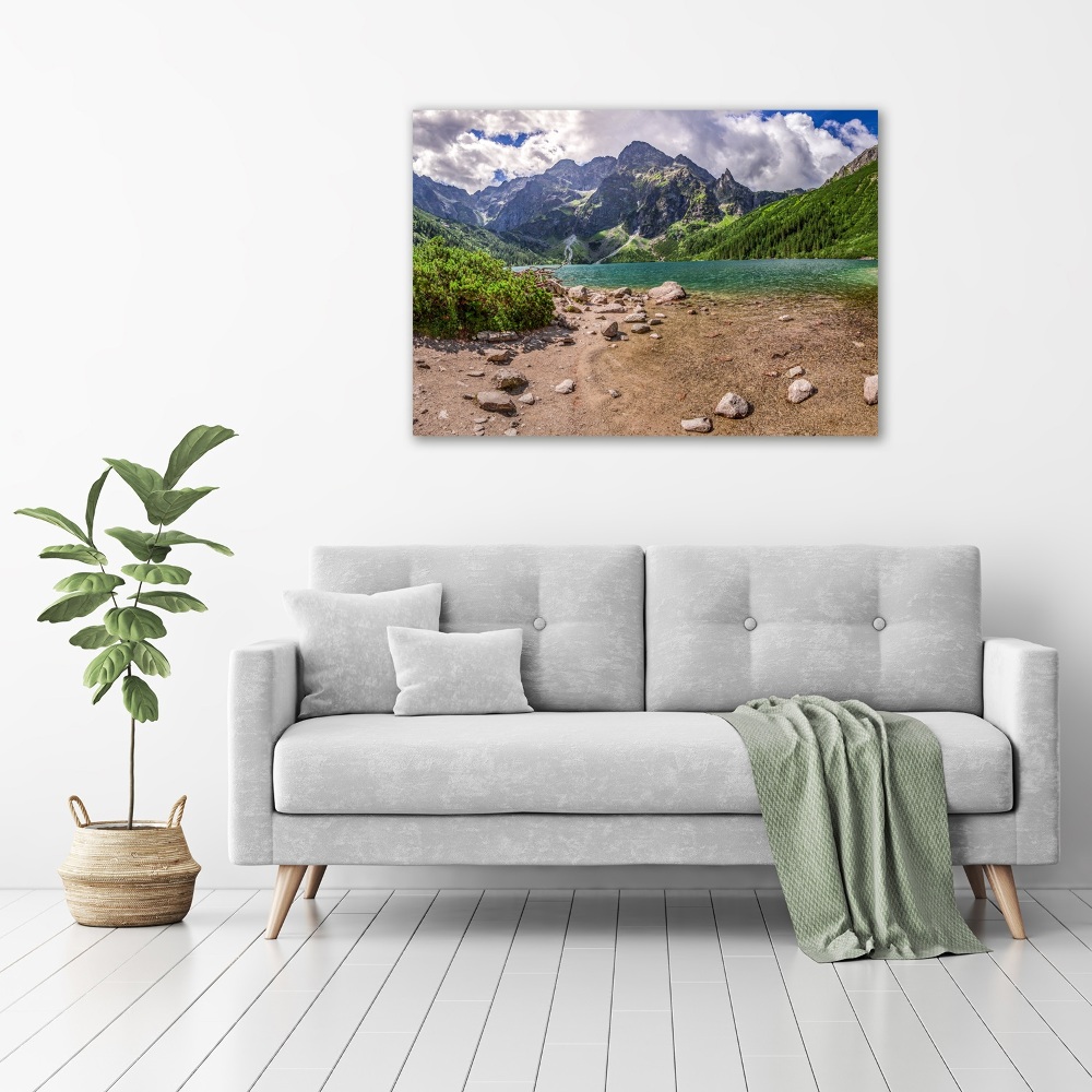 Tableau photo sur toile Lac en montagne