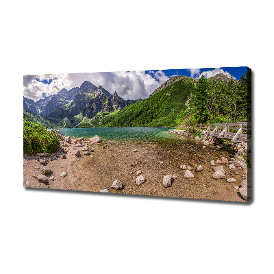 Tableau photo sur toile Lac en montagne