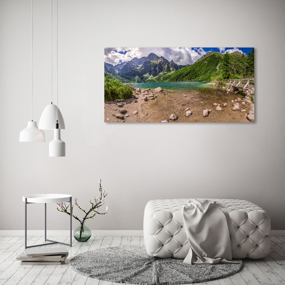 Tableau photo sur toile Lac en montagne