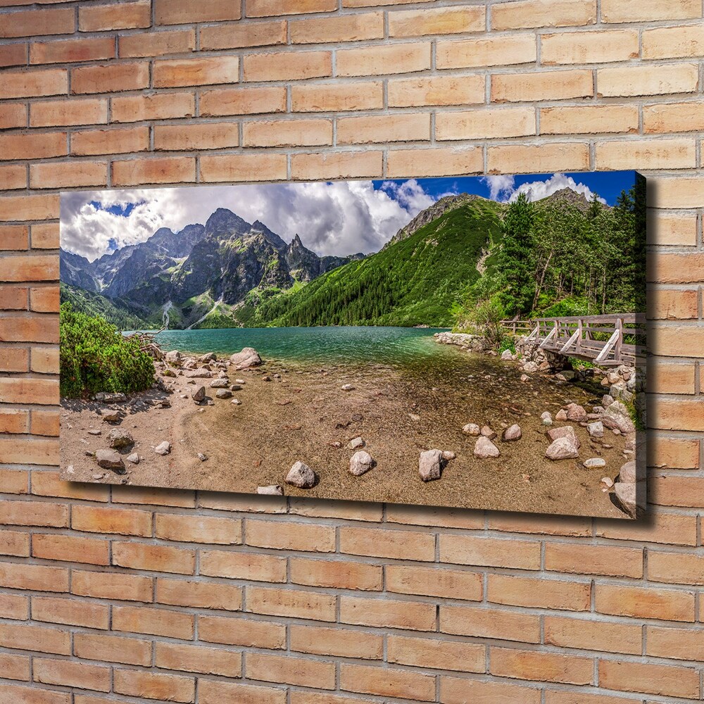 Tableau photo sur toile Lac en montagne