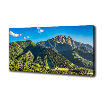 Tableau sur toile Panorama des Tatras