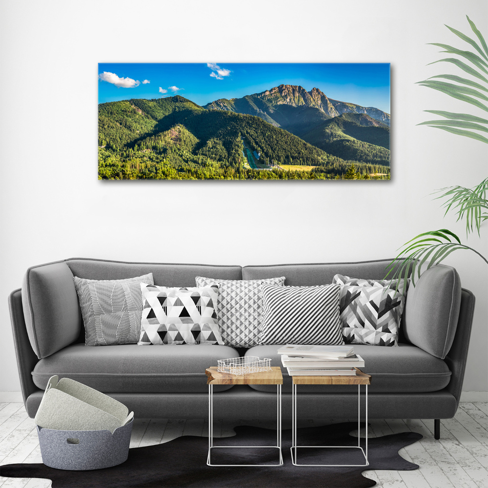 Tableau sur toile Panorama des Tatras