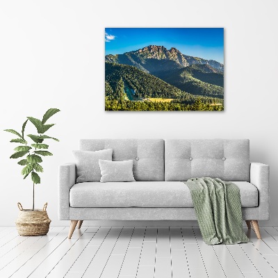 Tableau sur toile Panorama des Tatras