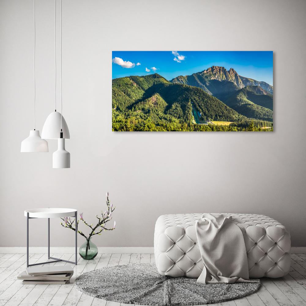 Tableau sur toile Panorama des Tatras