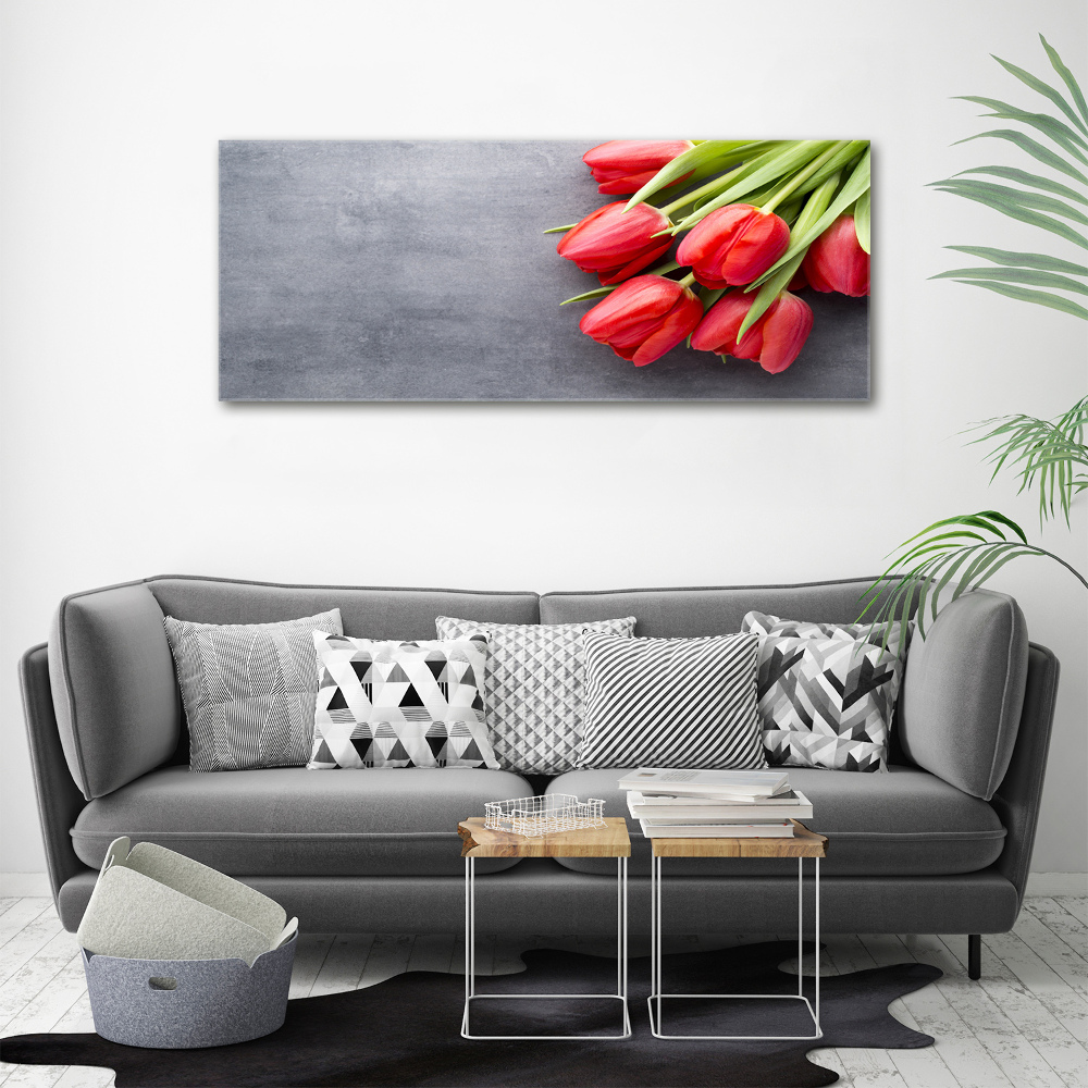 Tableau photo sur toile Tulipes rouges