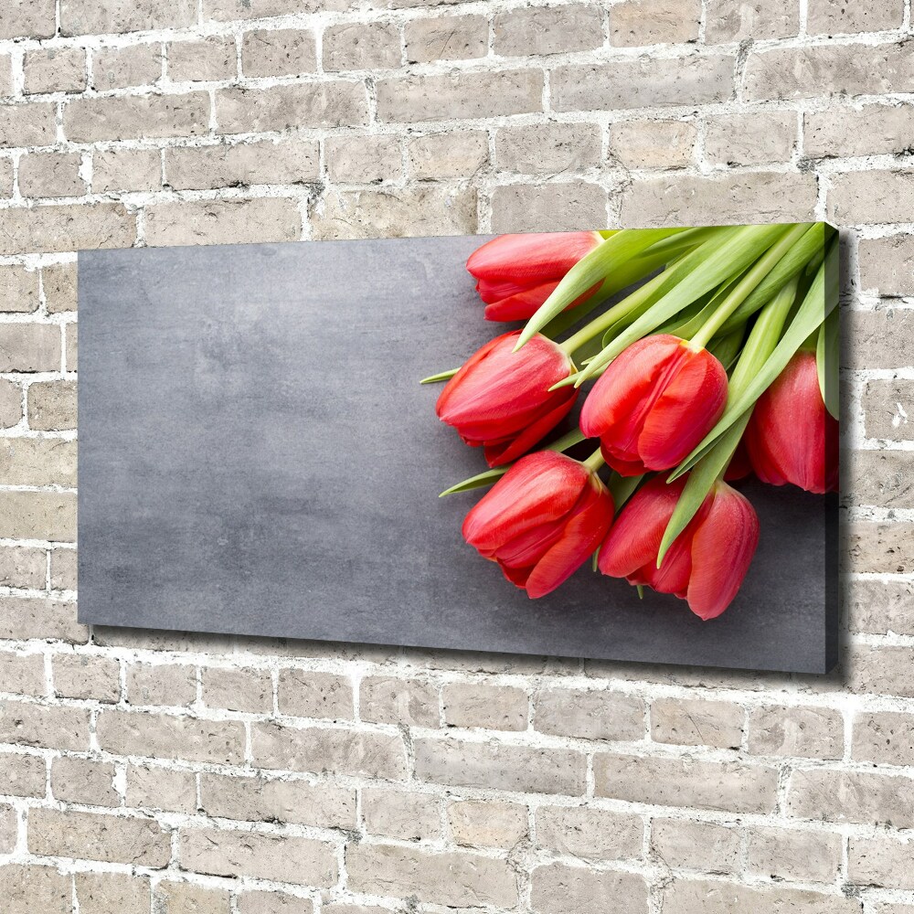 Tableau photo sur toile Tulipes rouges